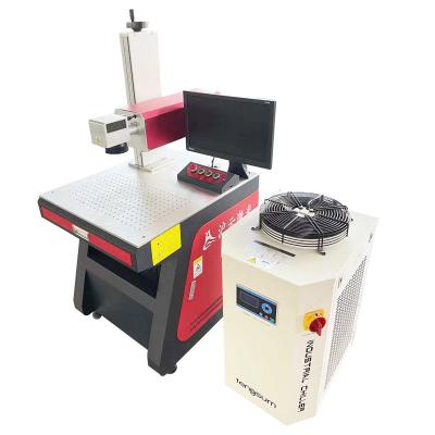 China Metal Cabinet Laser Engraving Machine 30w 50w for Marking Logo on Metal and Non-Metal for sale