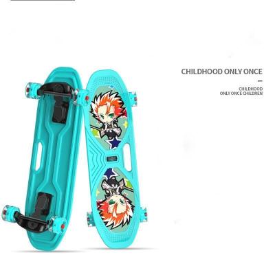 China 71CM Youth Beginner PP Skateboard Plastic Four Wheel Youth Chain Instant Single Board for sale