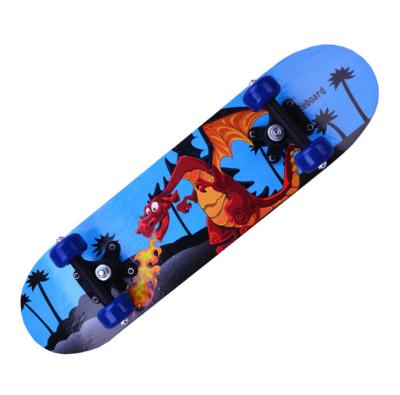 China The other new 22 inch skateboard for kids maple skateboard teenagers four wheel male and female double car for sale