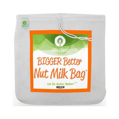 China food & Beverage Factory Quality Nut Milk Bag Pro Food Grade Ultra Strong Fine Nylon Mesh Nut Milk Juices Cold Brew for sale