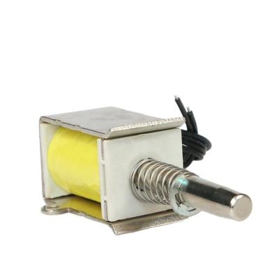 China Widely used in massage equipemtn Customized accept small solenoid 24V two way lock electromagnet for sale