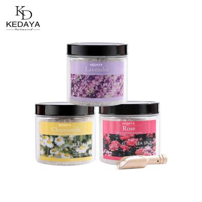 China Kedaya Luxury Wholesale Private Label Organic Improve Chicken Skin Deep Cleansing Exfoliating Body Scrub Rose Bath Sea Salt for sale