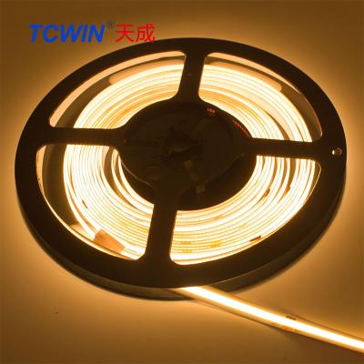 China Residential High CRI Flexible 24V Cob Led Strip For Home Hotel Decorative Lighting for sale