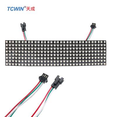 China Retail Shop WS2812B RGB 5050SMD LED Programmed Panel Screen Digital 8x32 256 Pixels Individually Accessible Dream Full Color For Arduino for sale