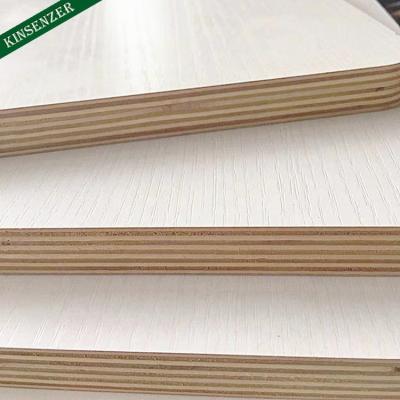 China Modern Kapok Board Hardwood Core 18mm Melamine Laminated Plywood For Furniture for sale