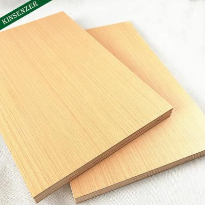 China Modern Hardwood Core 18mm Melamine Faced Plywood For Wardrobe for sale