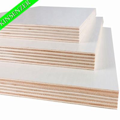 China Modern White 16mm 17mm 18mm Melamine Faced Marine Plywood For Sale Laminated Plywood Sheet Melamine Faced For Furniture Making for sale