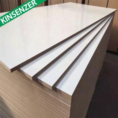 China MDF Moisture Proof White Melamine Board High Quality Melamine MDF For Furniture And Cabinets for sale