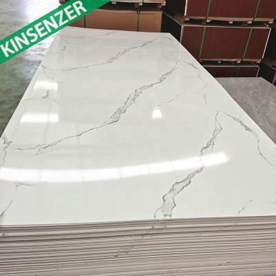 China Manufacturer Wholesale 1220x2440mm 3mm PVC Marble Waterproof Sheet UV Coating Wall Panel Sheet for sale