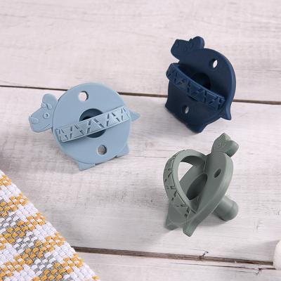 China Wholesale BPA Free Dinosaur Shape Natural Rubber Silicone Baby Pacifiers for sale