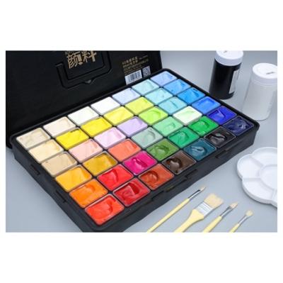 China Art Painting and DIY Wholesale 24 Good Quality Professional Set of 32 48 Colors Acrylic Canvas Paints Painting All Outdoor 12ml 75ml 100ml 300ml for sale