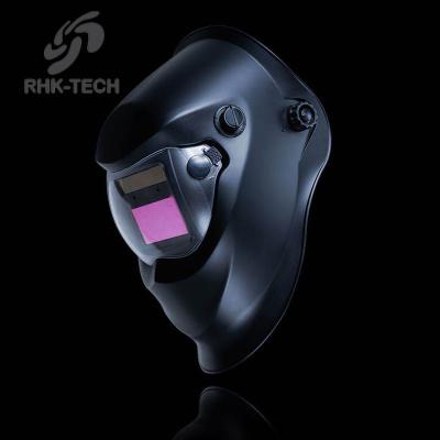 China Customized RHK Full Face Industrial Auto Darkening Solar Auto Darkening Welding Helmet With Good Quality for sale