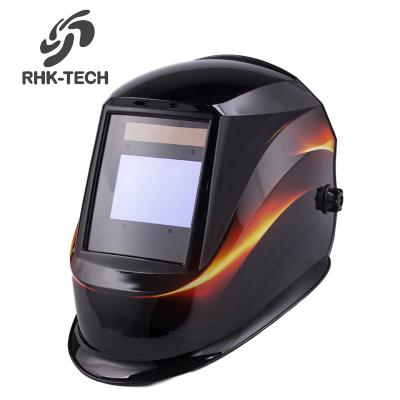 China Yes RHK RH26000 Huge Screen 1/1/1/1 Replaceable Battery Welding Safety Electric Welding Helmet for sale