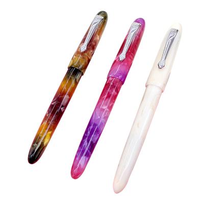 China Luxury Fountain Pen Oem Logo Acrylic Pens Calligraphy Student Yilong High Quality for sale