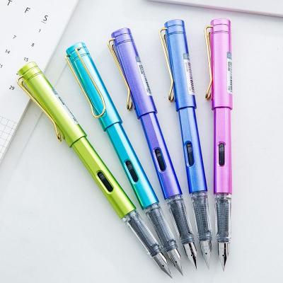 China Student Hot Selling School Cheap Children Plastic Mutli Color Fountain Pen Ink Converter for sale