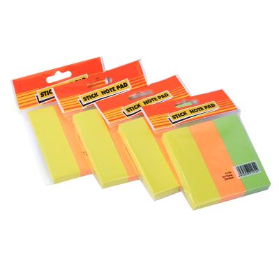 China Amazon Hot-selling Custom Memo Pad Self Adhesive Memo Pad Mini Size Cute Bookmarks Sticky for sale