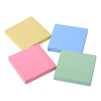 China Amazon Hot Selling 3x3 Multicolor Sticky Note Pad Self Adhesive Inches Sticky Notes Logo Print Sticky Note Custom Made for sale