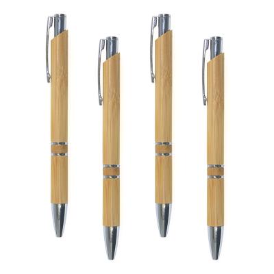 China office & Hot Eco Friendly Wood Pen Custom Pen Bamboo Ball Pen With School Logo for sale