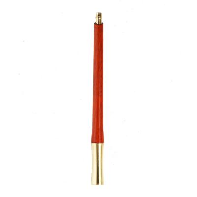 China office & School Pen 2021 Signature Pen Sandalwood Pear Flower Business Gift Brass Solid Wooden Pen for sale