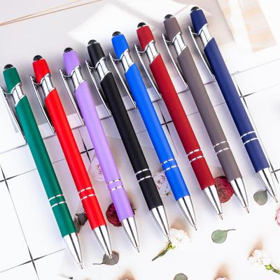 China office & School Pen Hot Selling Promotional Pen Logo Ball Pen Stylus Metal Custom Pen With Custom Logo for sale