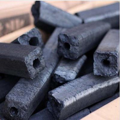 China Eco-friendly Long Time Quadrangle Sawdust Charcoal Square Bamboo Charcoal BBQ Charcoal for sale