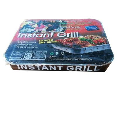 China Easily Assembled Instant BBQ Grill With Strong Iron Stand for sale