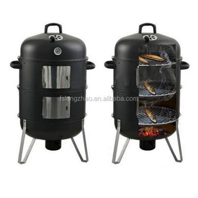 China OEM Design Charcoal Barbecue Smoker BBQ Grill Easily Collected Smoker For Sale for sale