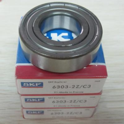 China Rz z/z3 6303 Hotels 12x47x14 Deep Groove Ball Bearing 6303 for sale