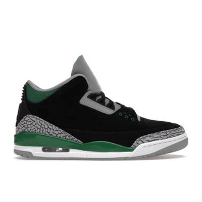 China Sport 3 Pine Green Mens Retro Sneakers Fashion Sports Shoes Casual Basketball Shoes for sale