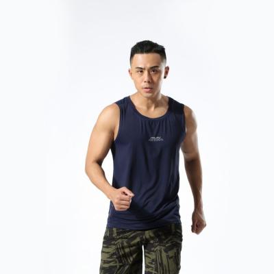 China QUICK DRY Summer Men's Vest Loose Vest Men's Quick-drying Breathable Sport Men's T-shirt Tank Top Vest for sale