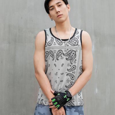 China Other 2023 Most popular breathable sublimation tank top sleeveless tank top men for sale