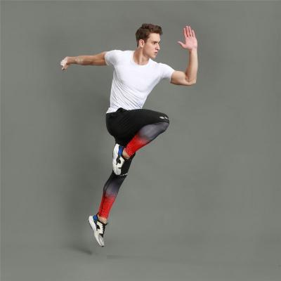 China Sustainable High quality Elasticity Compression Jogger Base Layer Pants Sport Wear Gym Custom Men leggings Tight for sale