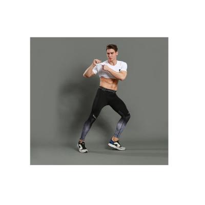 China Sustainable Elasticity Compression Jogger Base Layer Pants Sport Wear Gym Custom Men High quality men's sportswear for sale