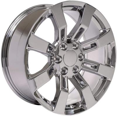 China High Performance Cars Luxury Wheels Fits For Chevy Aluminum Alloy 20 Inch Forged Wheel Hub For BMW Style 20x8.5 Rims Chrome Set for sale