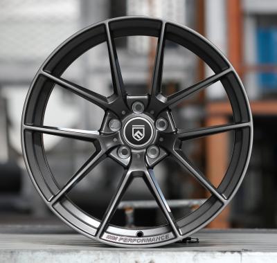 China T6061 hot-selling ET30/38 deep gun matte paint aluminum JH gray color full 18 inch 19 inch alloy car wheels for sale