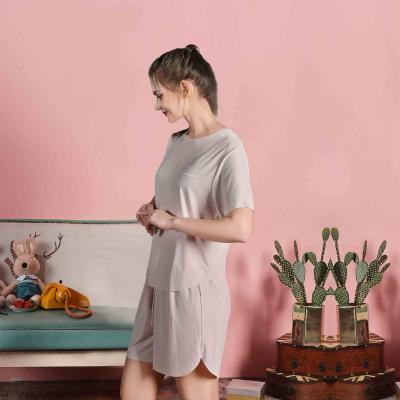 China 2022 Hot Sale QUICK DRY Women's Short Sleepwear Girls Sleepwear Suit Wide Leg Sleepwear 618100 For Women Set for sale