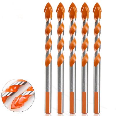 China Steel HYSTIC Carbide Steel Triangular Drilling Bits for Ceramic Tiles Cement Walls Marble Ceramics-Working Lengths 6mm and 8mm for sale