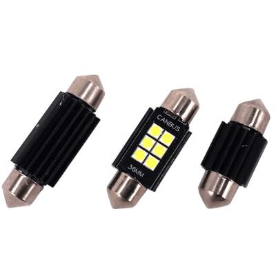 China Wholesale Aluminum Festoon 3030 6SMD Canbus Car Led Interior Super Bright Dome Festoon Lamp Bulbs License Plate Light DC12V for sale