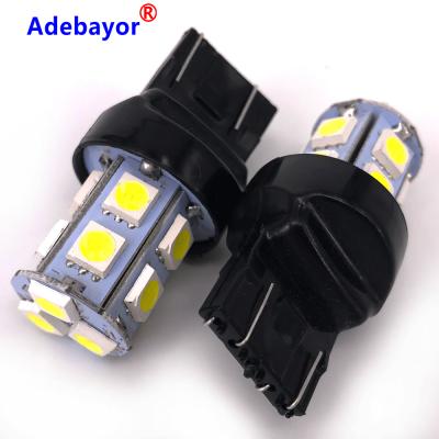 China 7443 T20 13SMD Car Turn Signal Bulb Stop Brake Tail Light 12V W21W 5050 Front/Rear Backup Reverse Parking Lamp T20 Led Bulbs 13 (Car Chip 5050) for sale