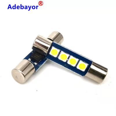 China Automotive Industry Customization 28mm 31mm LED Light C5w Festoon Led 3030 4SMD Festoon Flat Dome Lights Reading License Plate Lamp Led Bulb 12V for sale