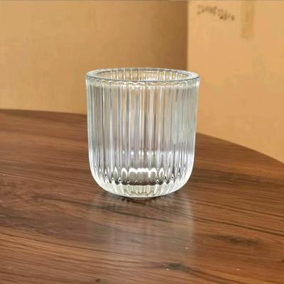 China Wholesale Luxury Vintage Custom Bars Glass Jar Large Volume Candle Large Diameter for sale