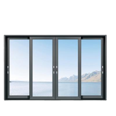 China Sound insulation modern design glass sliding door frameless aluminum sliding doors for patio for sale