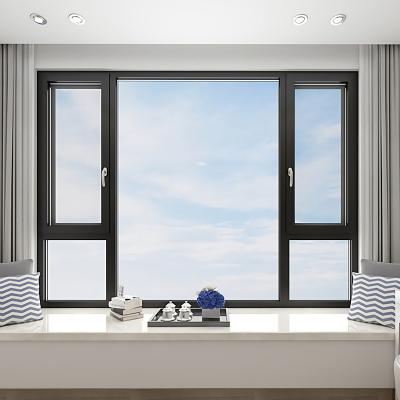 China Sliding Modern House Floor To Ceiling Thermal Break Aluminum Window And Door Design for sale