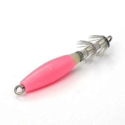 China ABS Plastic Swimbait Squid Bait Lure Triple Hook 10cm 10g 3D Hard Fish Eye Octopus Bait Lure for sale