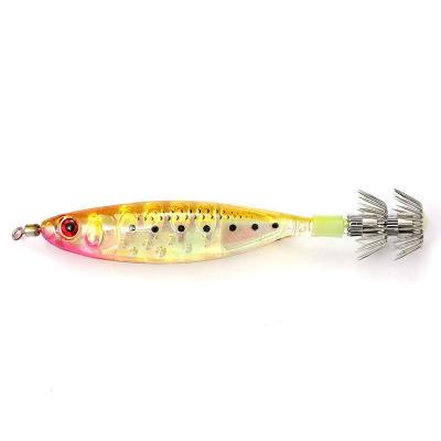 China Bassmaster Fishing Lure Lead Platinum Squid Lures Builds Squid Bait With Instant Squid Hook Fishing Squid for sale