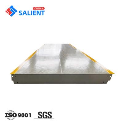 China Competitive 8mm Platform Thickness Electronic Weighbridge Price 140 Ton Truck Scale For Sale SCS for sale