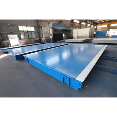 China 3x 12m 10mm Platform Thickness 30 Ton Digital Electronic Scale For SCS Trucks for sale