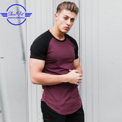 China Wholesale anti-pilling china fitness workout plain aplet t-shirt men slim fit t-shirts for sale