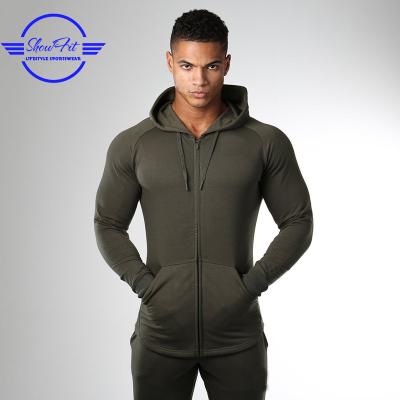 China Wholesale Curved Edge Thumb Holes Hoodies Men Gym Muscle Fit Anti-pilling Hoodie for sale