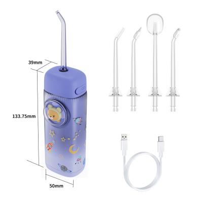 China Hotel Child Irrigator Dental Care Oral Water Flosser Irrigator for Kids Teeth Cleaner for sale